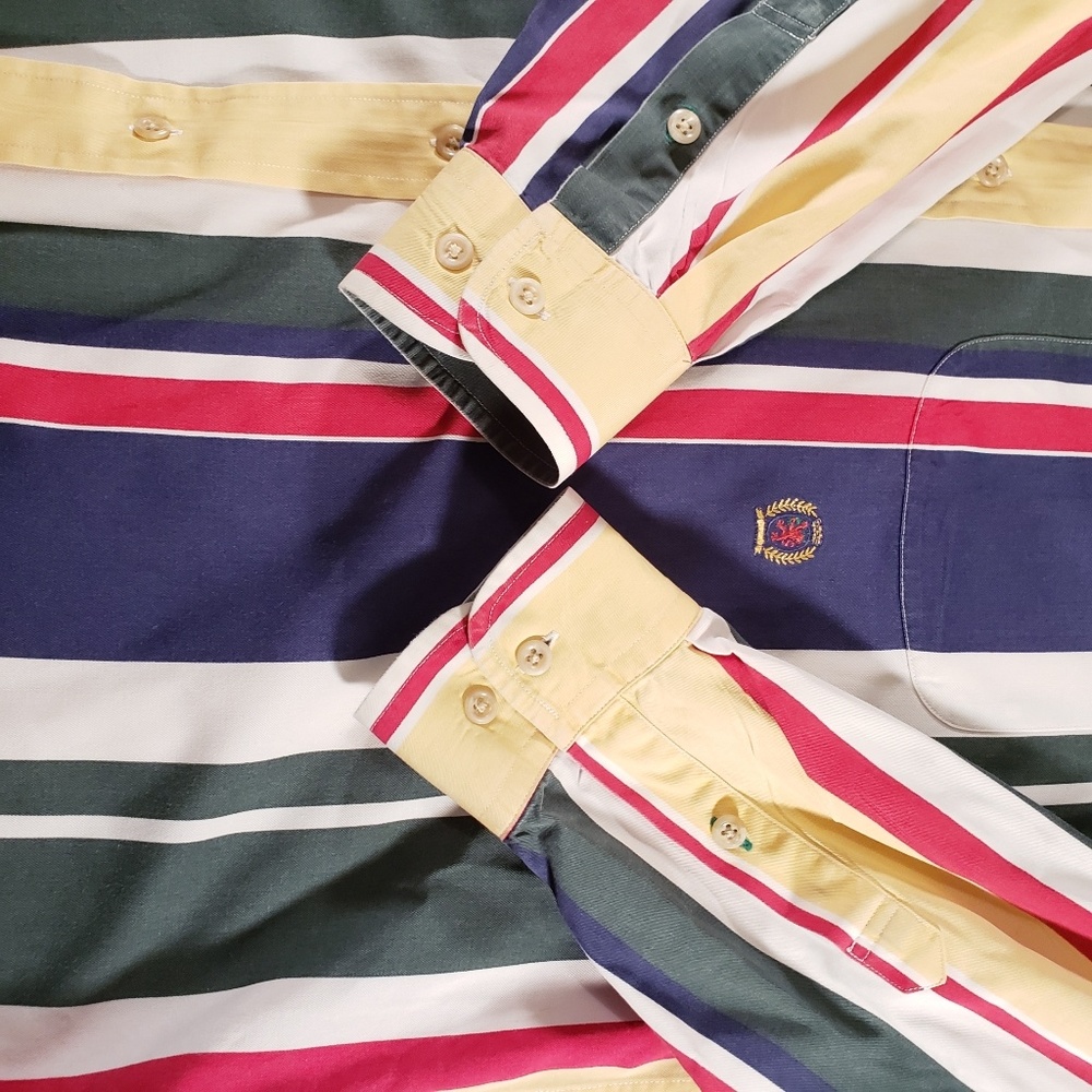 Tommy Hilfiger Men's M Button Down Shirt Multi - Picture 3 of 8